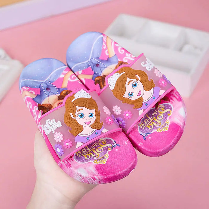 Princess And Super Hero Children Summer Slippers