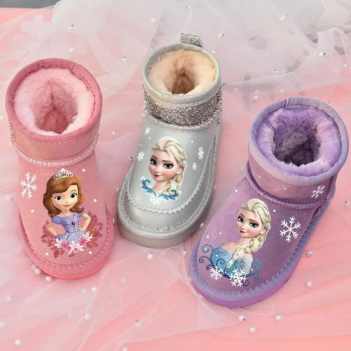 Princess Girls Frozen Winter Snow Boots