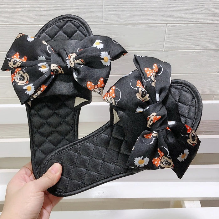 Mickey Mouse Oversized Butterfly Knot Slippers