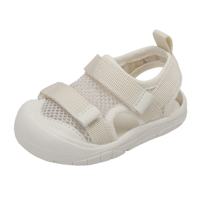 Double Strap Mesh Patterned Casual Shoes