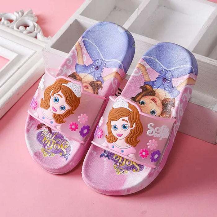 Princess And Super Hero Children Summer Slippers