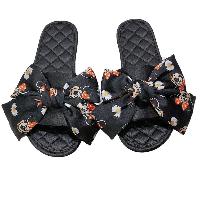 Mickey Mouse Oversized Butterfly Knot Slippers