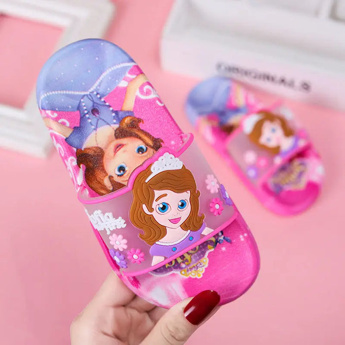 Princess And Super Hero Children Summer Slippers