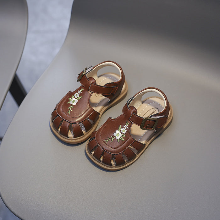 Kids Floral Design Casual Sandals