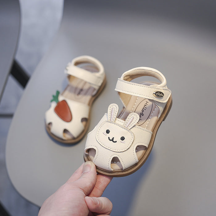 Bunny And Carrot Design Casual Sandals