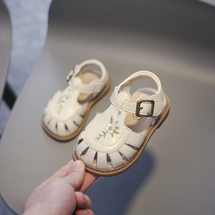 Kids Floral Design Casual Sandals