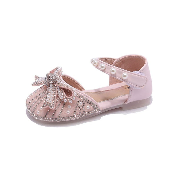 Pearl Sequin Soft Soled Kids Sandals