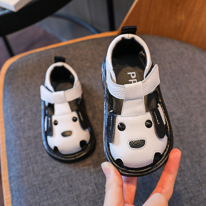 Cartoon Dog Pattern Casual Sandals