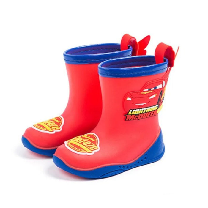 Cars Cartoon Print Rain Shoes