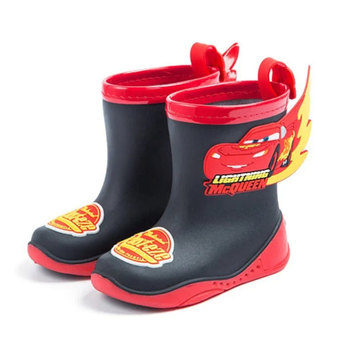 Cars Cartoon Print Rain Shoes