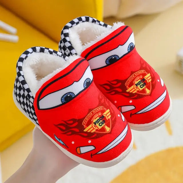 Cars Cartoon Playful Indoor Shoes