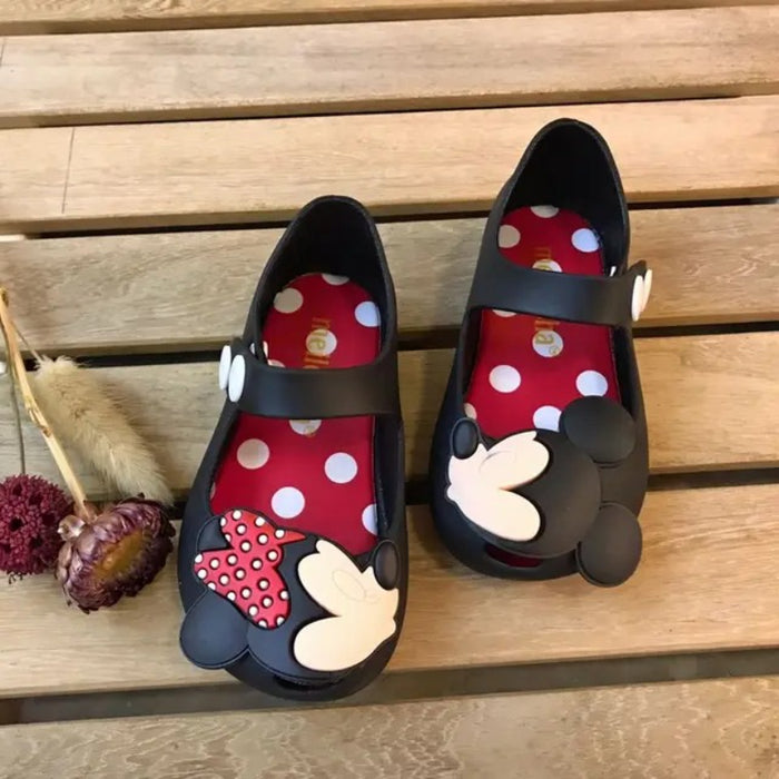 Mickey And Minnie Pattern Sandals