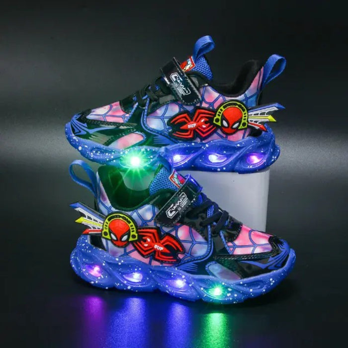 Spiderman Led Sneakers Shoes