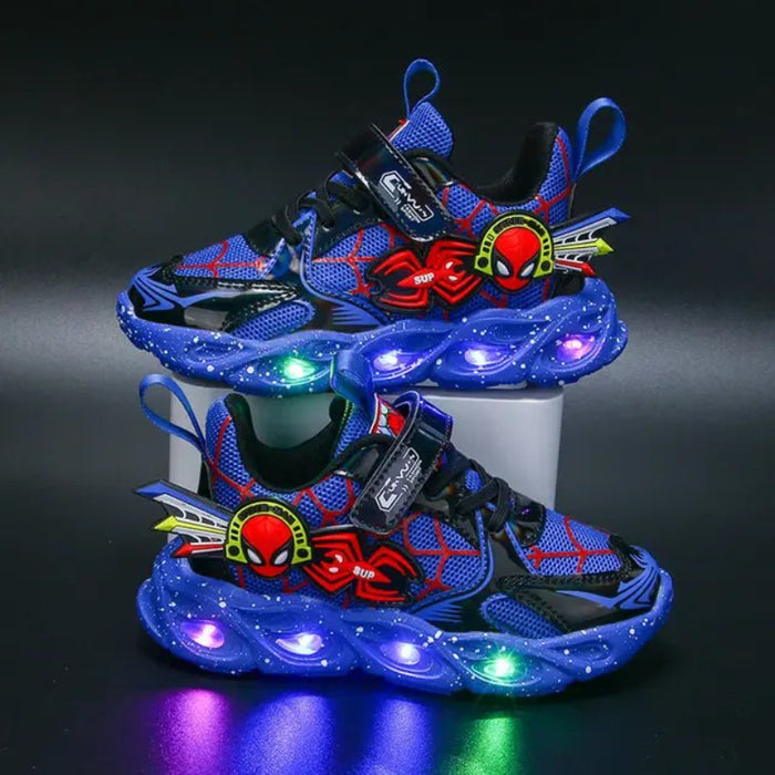 Spiderman Led Sneakers Shoes