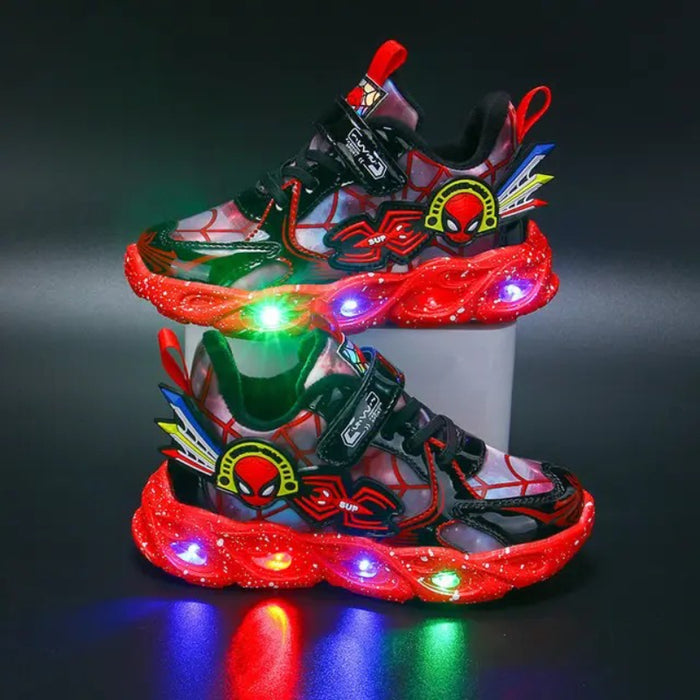 Spiderman Led Sneakers Shoes