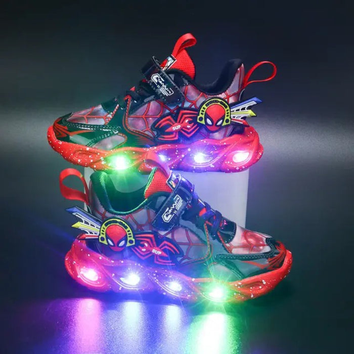 Spiderman Led Sneakers Shoes