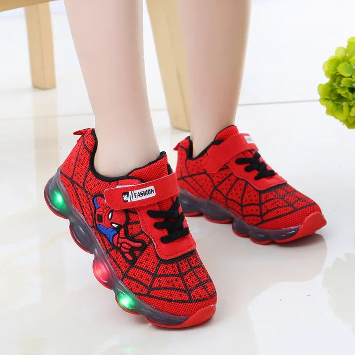 Spiderman LED Toddler Boots