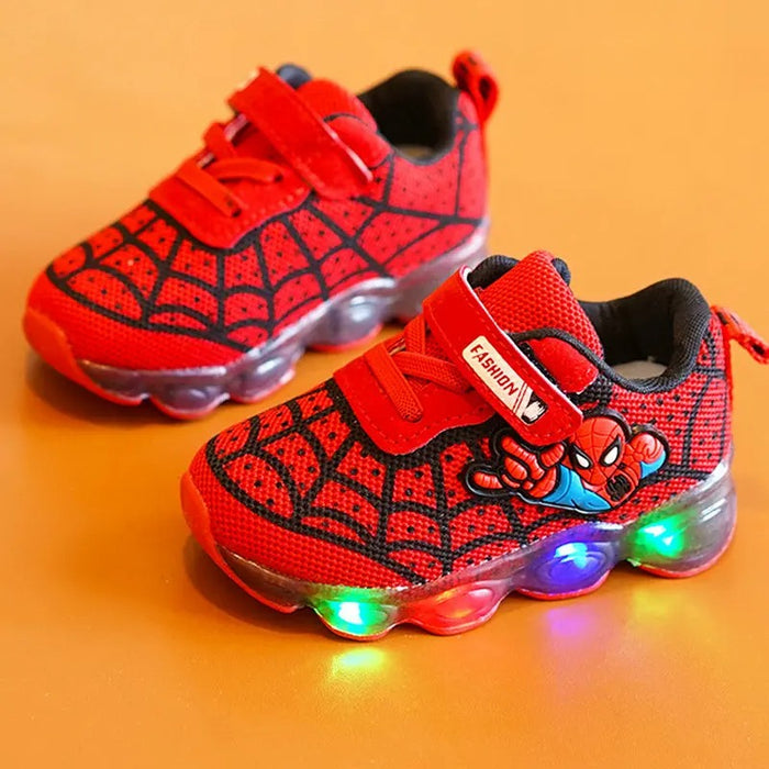 Spiderman LED Toddler Boots