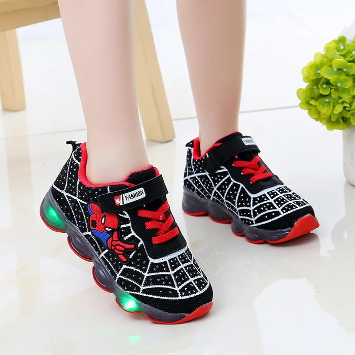 Spiderman LED Toddler Boots