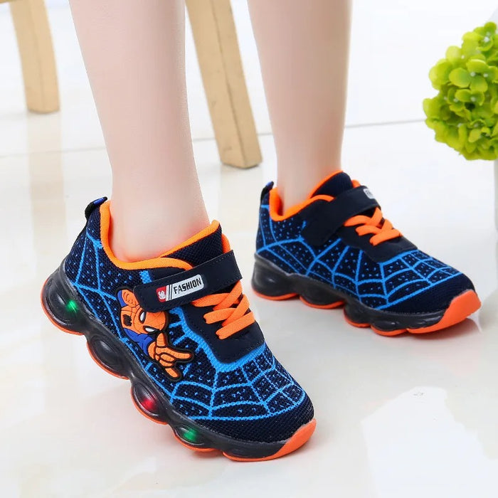 Spiderman LED Toddler Boots