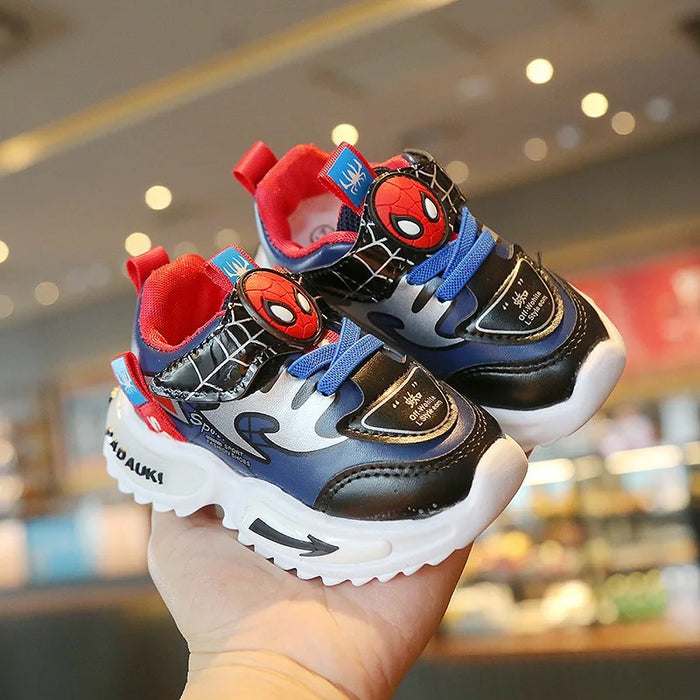 Cartoon Spiderman Children Running Shoes