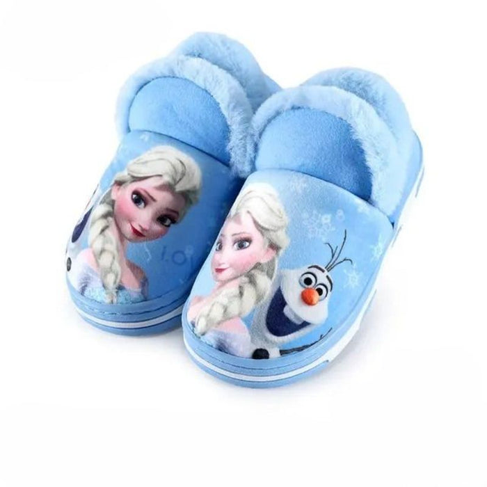 Cartoon Princess Print Indoor Slippers