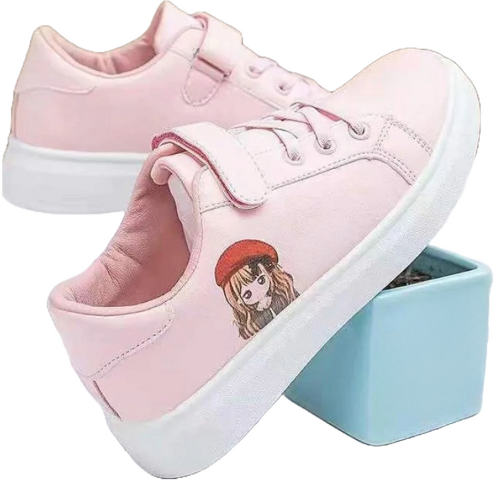 Frozen Princess Print Elegant Sneaker Shoes