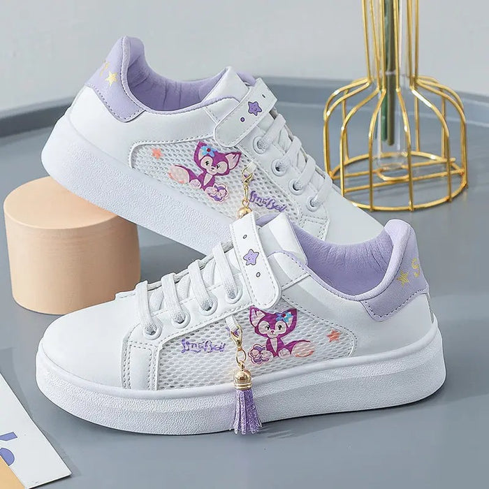 Frozen Princess Print Elegant Sneaker Shoes