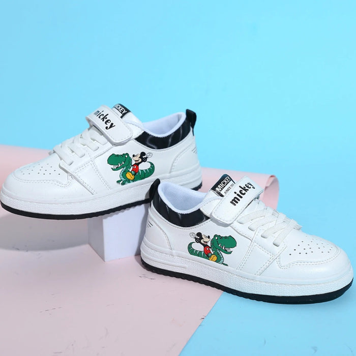 Casual Mickey Cartoon Canvas Flat Sneaker