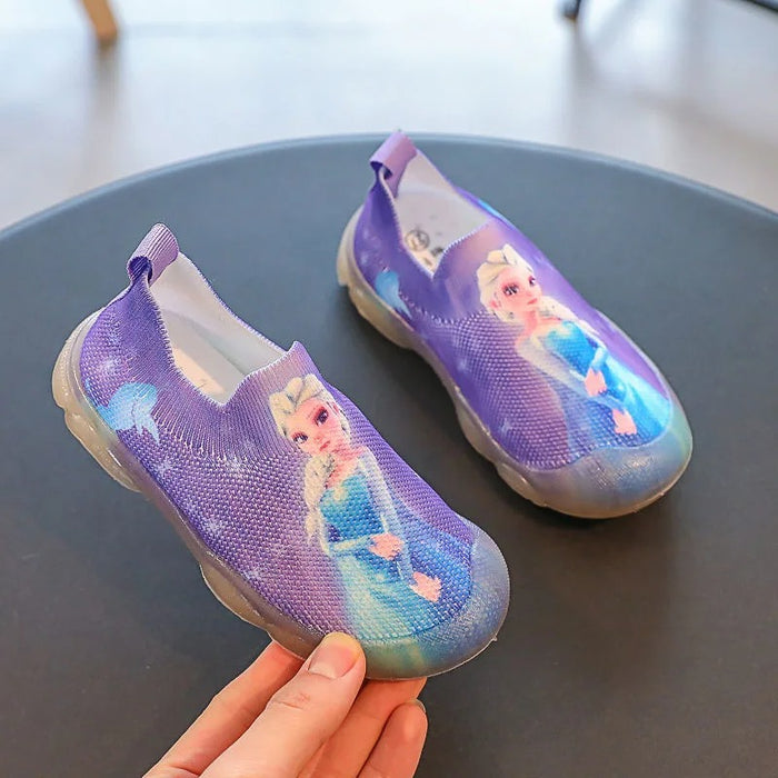 Casual Elsa Princess Print Shoes