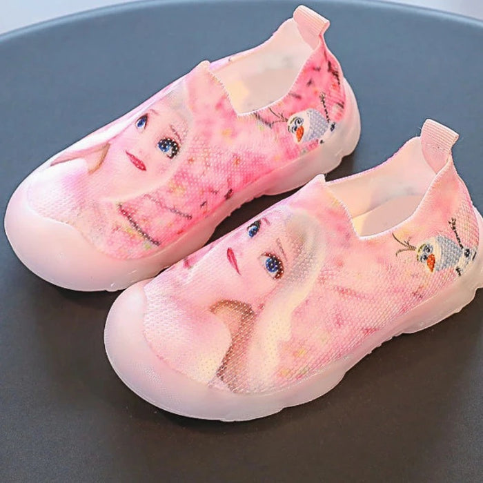 Casual Elsa Princess Print Shoes