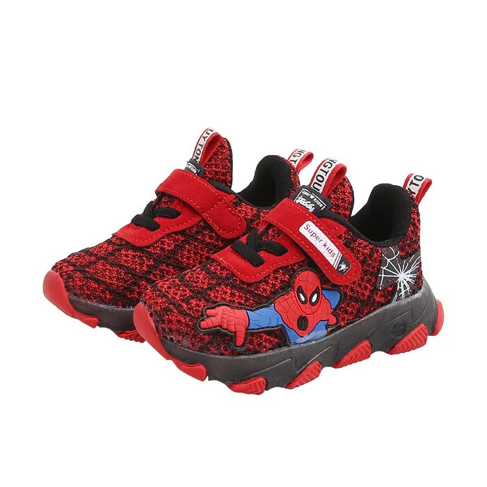 Spiderman Causal Sneakers Led Shoes