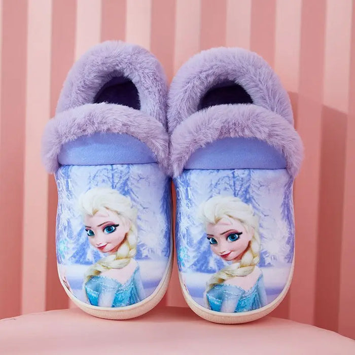 Frozen Themed Elsa Cozy Slippers