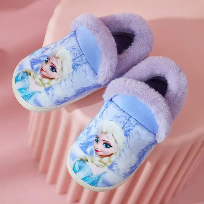 Frozen Themed Elsa Cozy Slippers