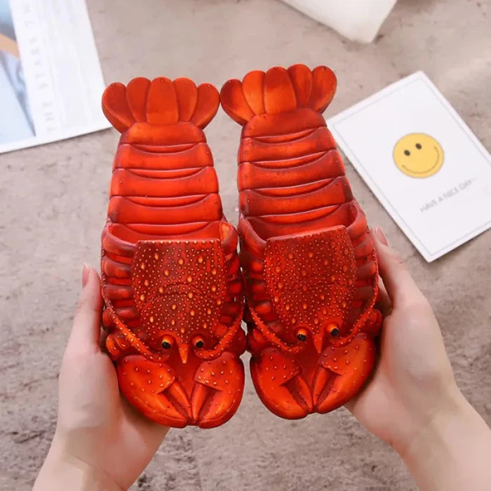 Cool And Funky Lobster Themed Slippers