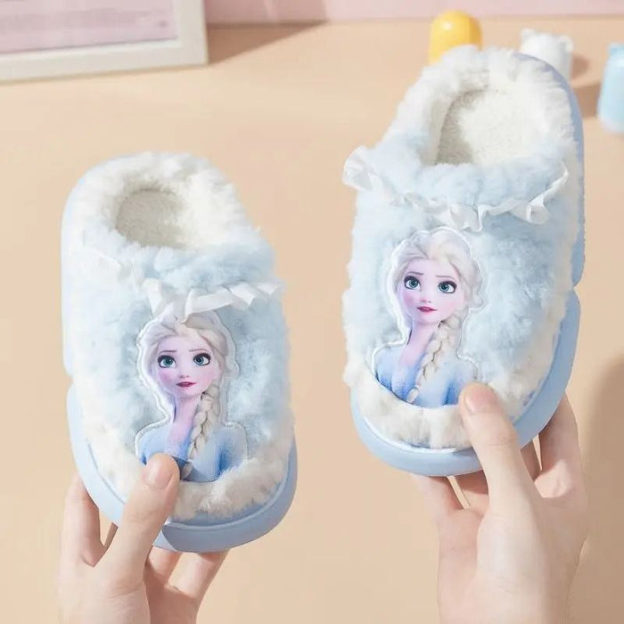 Frozen Elsa Warm Indoor Slippers