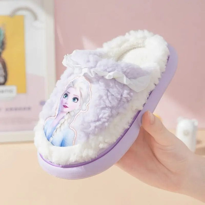 Frozen Elsa Warm Indoor Slippers