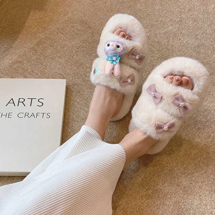 Fluffy Rabbit Indoor Floor Shoes