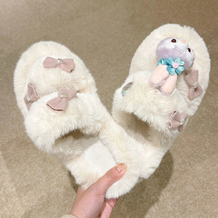 Fluffy Rabbit Indoor Floor Shoes