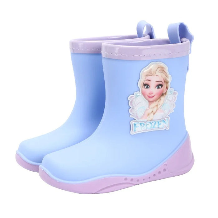 Frozen Princess Elsa Print Rain Shoes