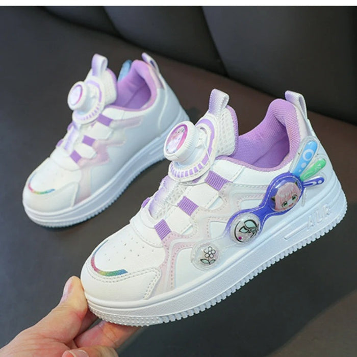 Frozen Princess Patterned Printed Sneakers