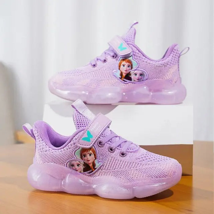 Elsa And Anna Soft Sole Running Shoes