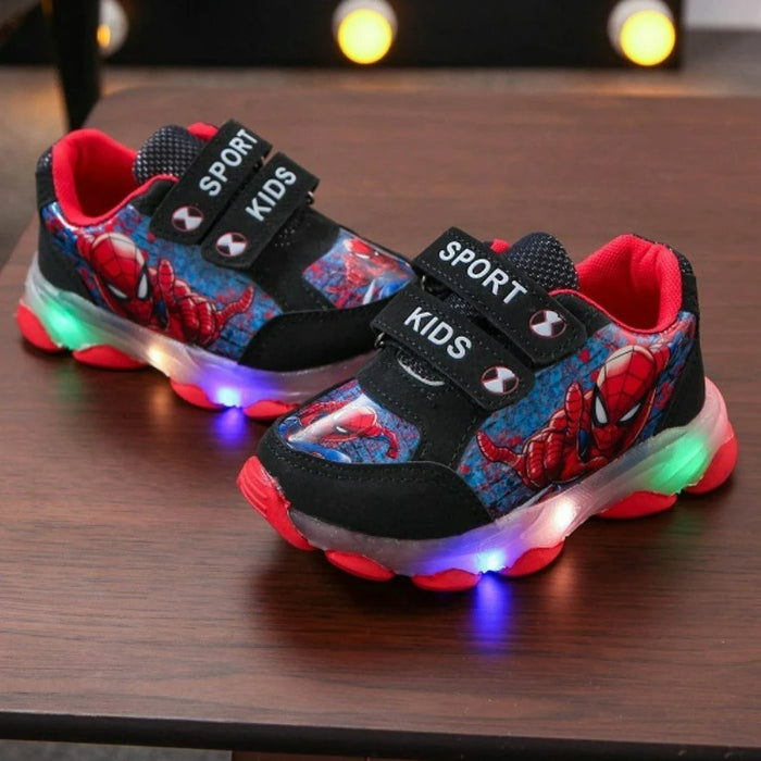 LED Casual Spiderman Shoes
