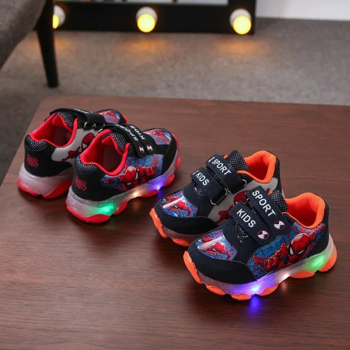 LED Casual Spiderman Shoes