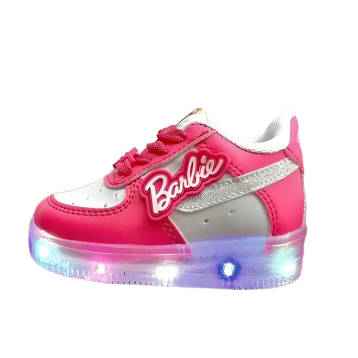 LED Light Up Barbie Patterned Sneakers