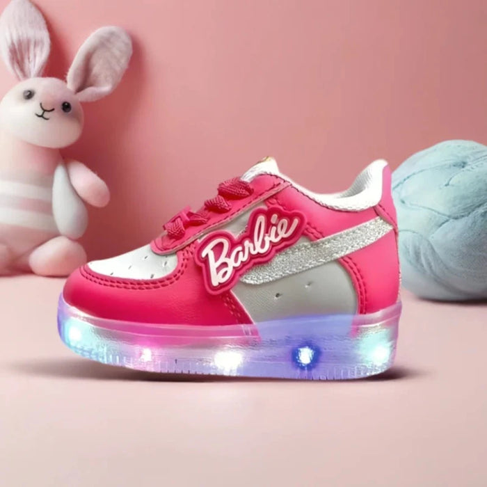 LED Light Up Barbie Patterned Sneakers