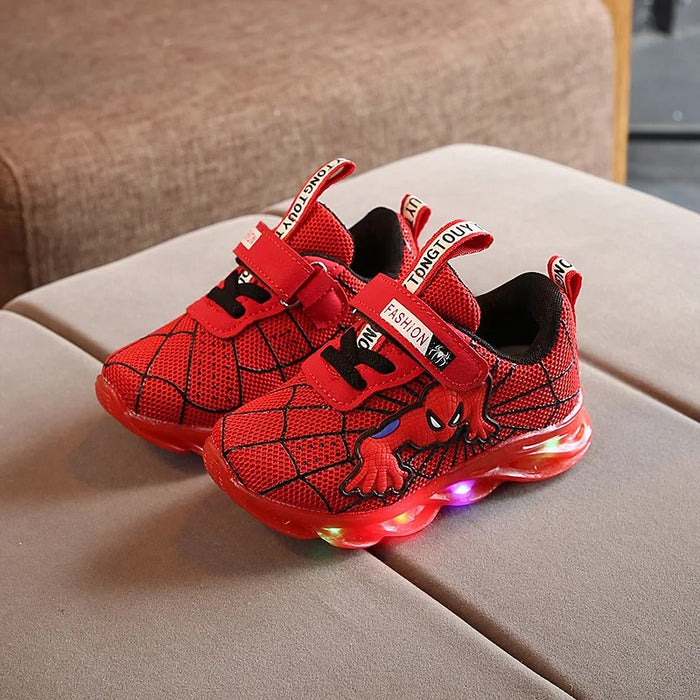 Spiderman Led Kids Shoes