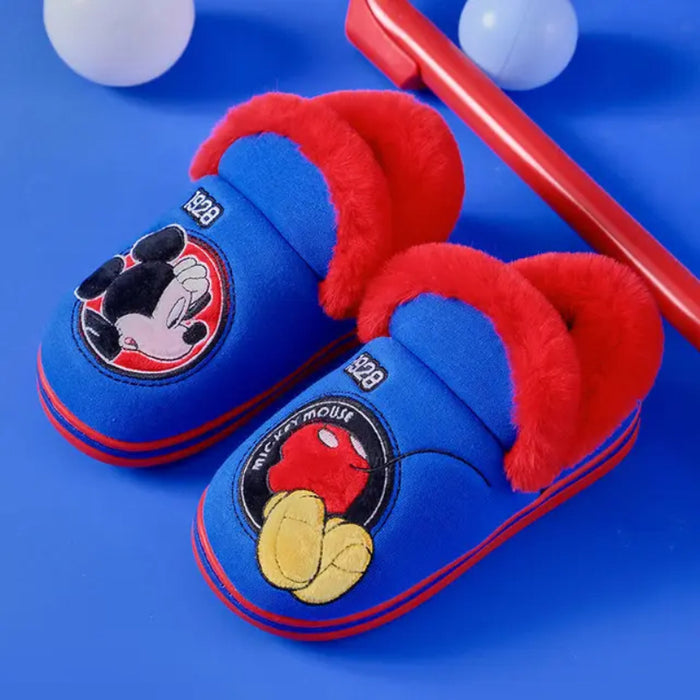 Mickey Mouse Printed Indoor Home Warm Shoes