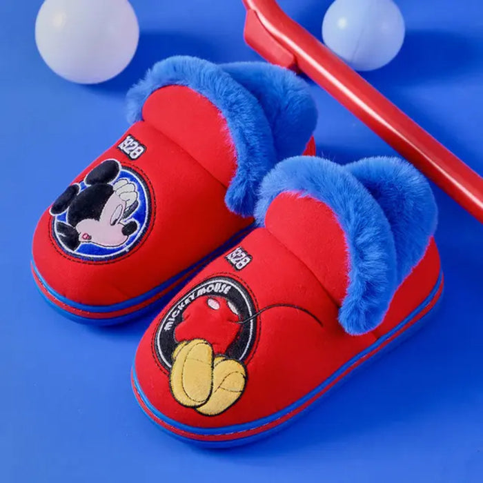 Mickey Mouse Printed Indoor Home Warm Shoes