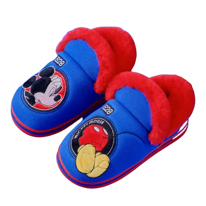 Mickey Mouse Printed Indoor Home Warm Shoes